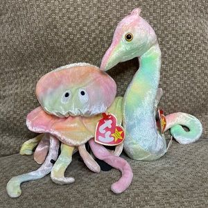 TY VINTAGE BEANIE BABIES Gucci and Neon